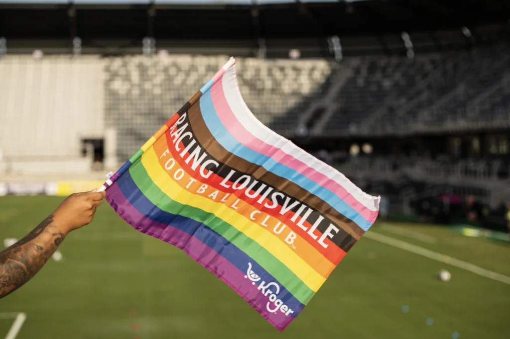 Racing Louisville Pride Flag